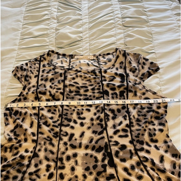 Maria Gabrielle Animal Print Blouse / Top 2XL - Picture 5 of 7
